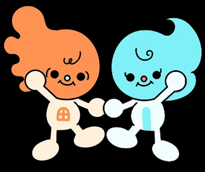 ダンくんとレイちゃん