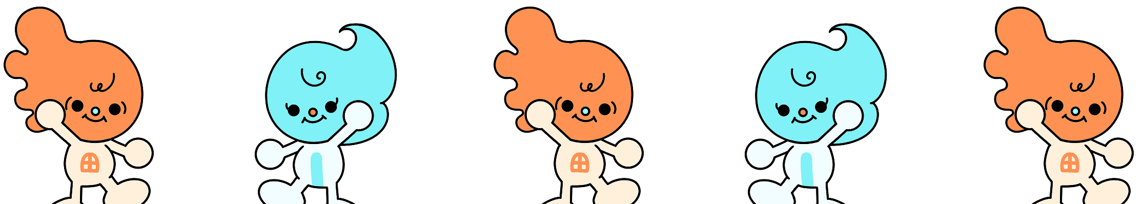 だんくんとレイちゃん
