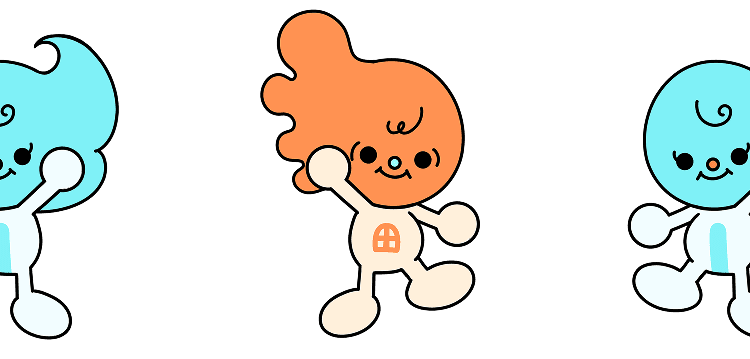 だんくんとレイちゃん