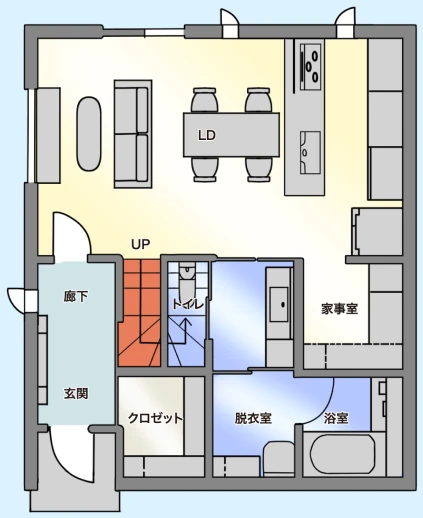 モード 1階 間取り図