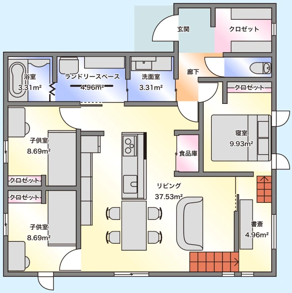 ヒラヤ 間取り図